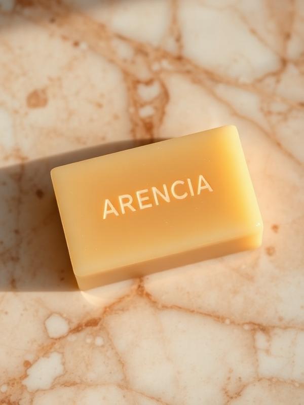 Arencia soap bar on marble