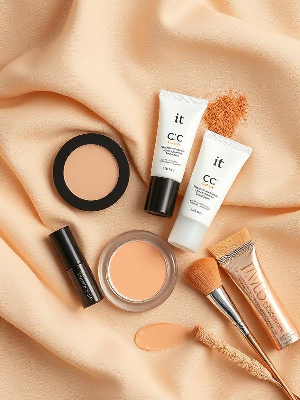 It Cosmetics CC cream flatlay